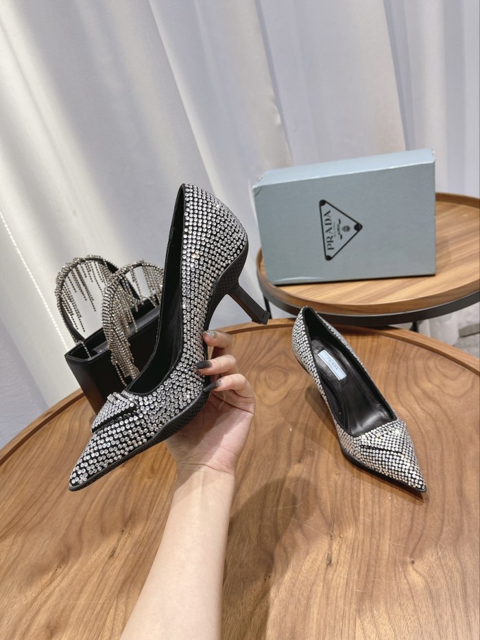 Women P*rada Top Quality Sandals