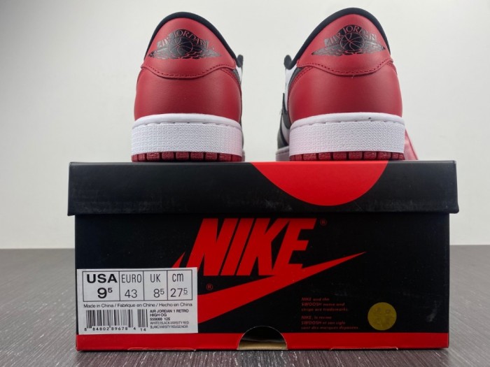 Air Jordan 1 OG High Black Toe 555088-125