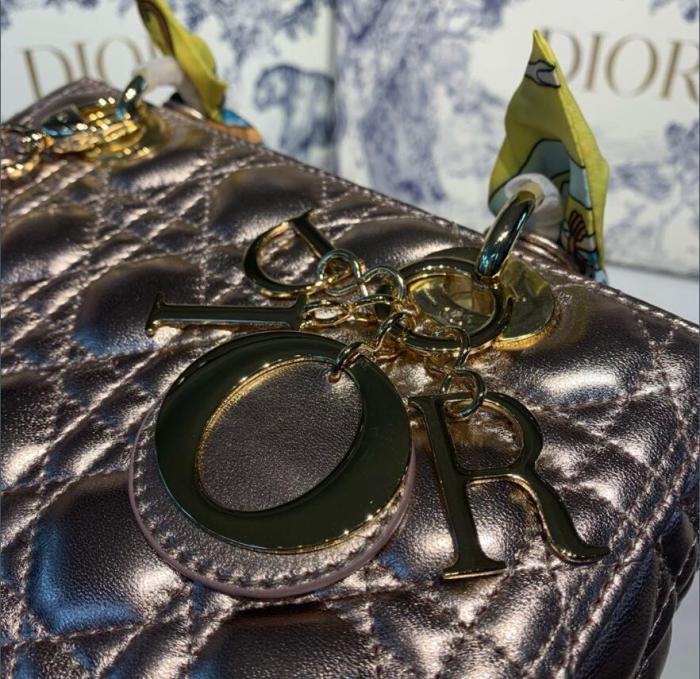 D*ior Top Bag 24*12*20cm