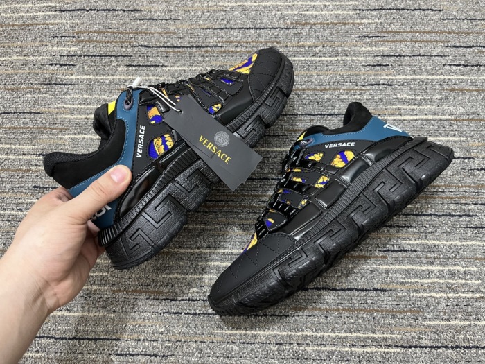 Men Women V*ersace Top Sneakers