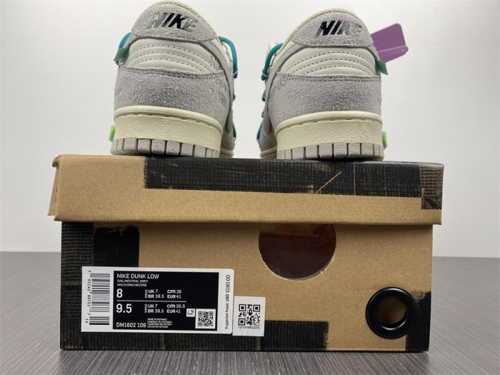 O*ff-W*hite x Nike Dunk Low