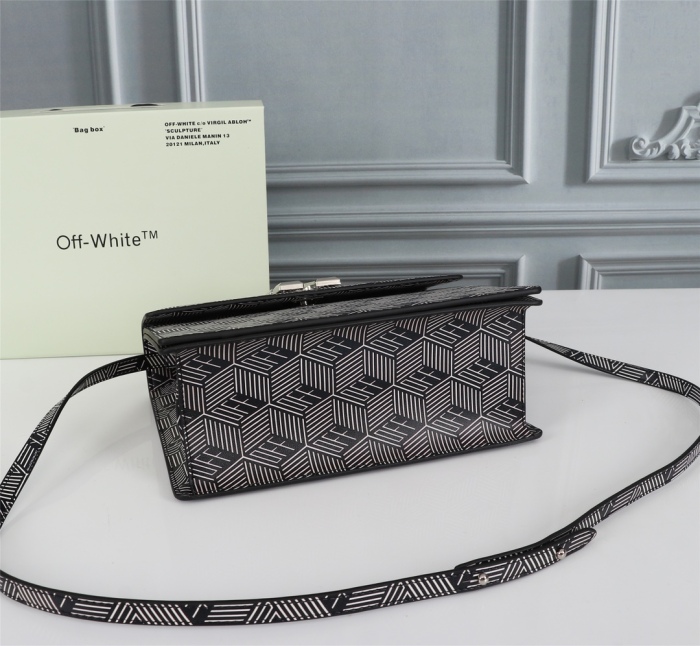 O*ff W*hite Bag Top Quality 25.5*18*11CM