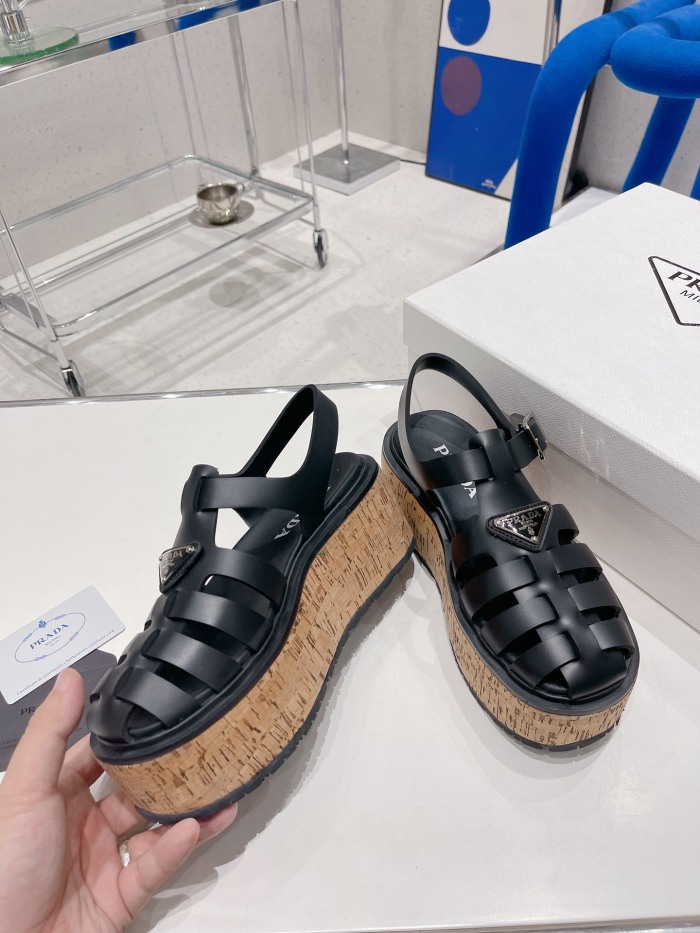 Women P*rada Top Quality Sandals
