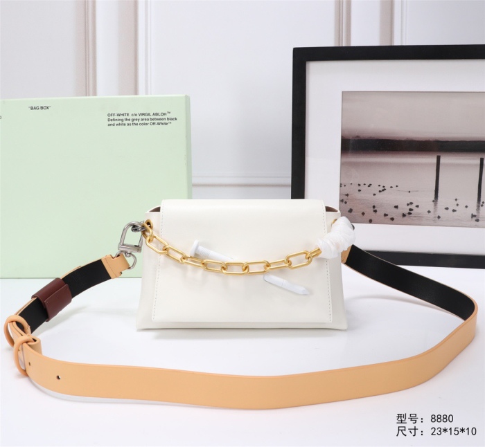 O*ff W*hite Bag Top Quality 23.5*15*10CM