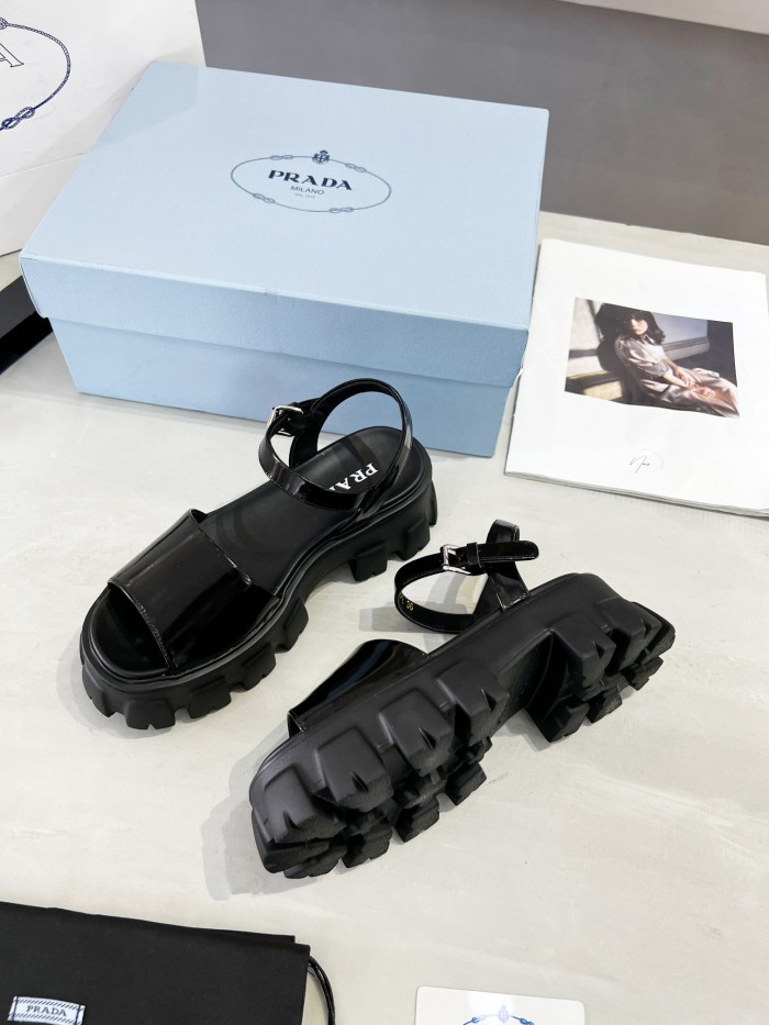 Women P*rada Top Quality Sandals