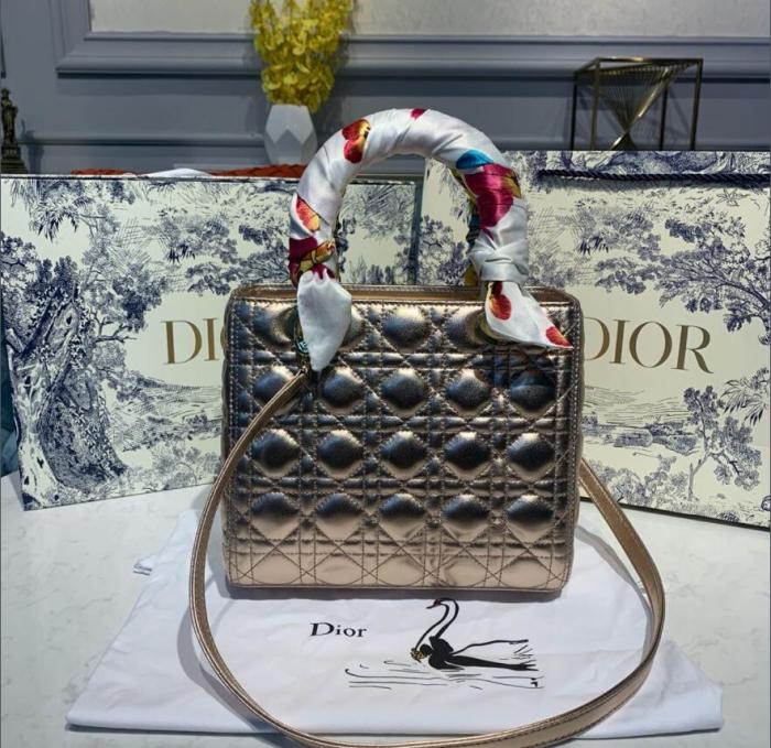 D*ior Top Bag 24*12*20cm