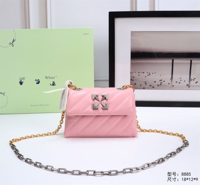 O*ff W*hite Bag Top Quality 18*12*9CM