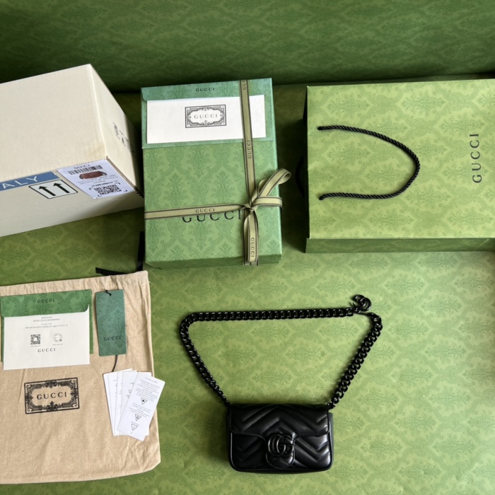 G*ucci Bag Top Quality 16.5*10.2*5.1CM