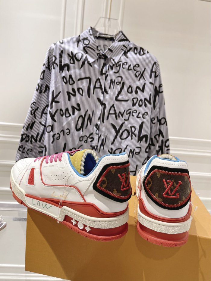 Men Women L*ouis V*uitton Top Sneakers