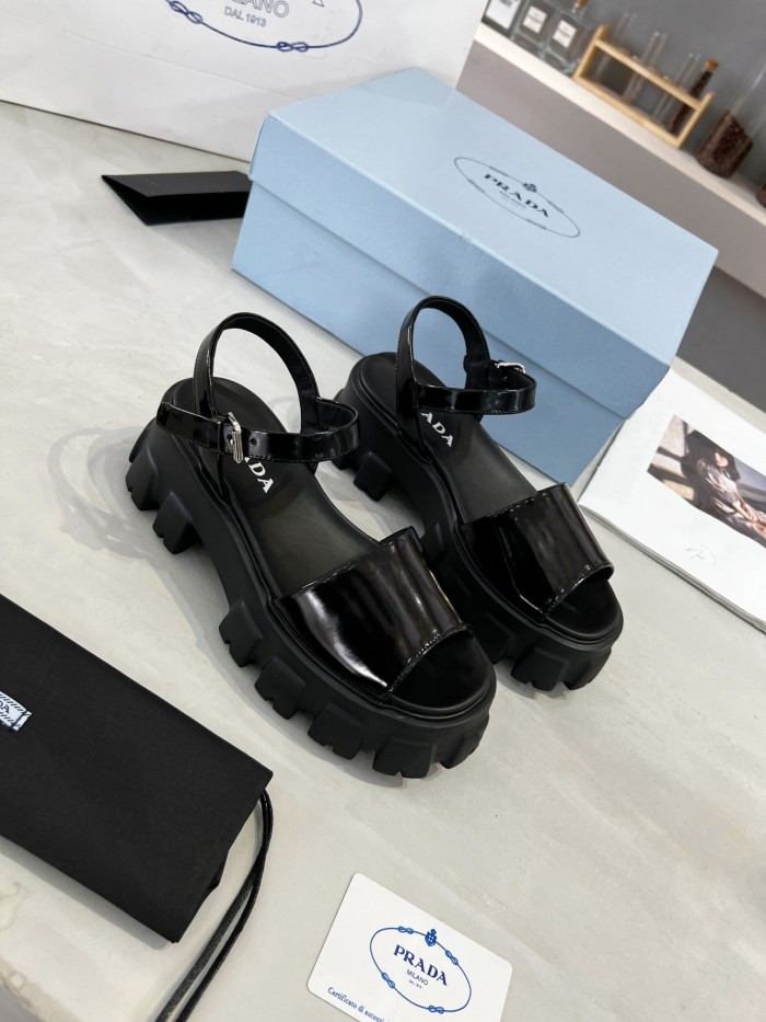 Women P*rada Top Quality Sandals