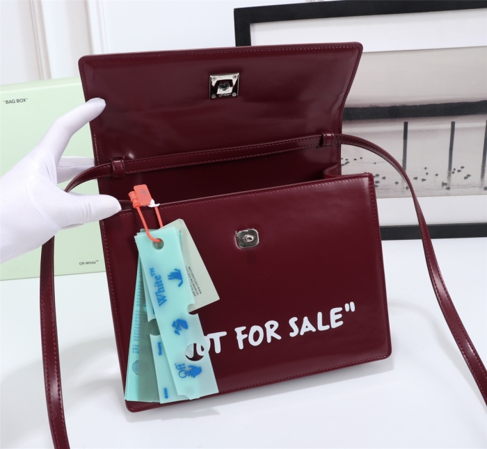 O*ff W*hite Bag Top Quality 25.5*18*11CM