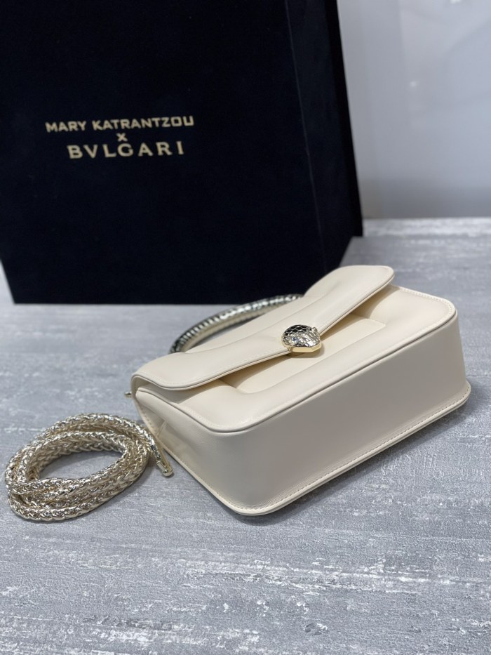B*vlgari Top Quality Bag 19.2*15*6CM