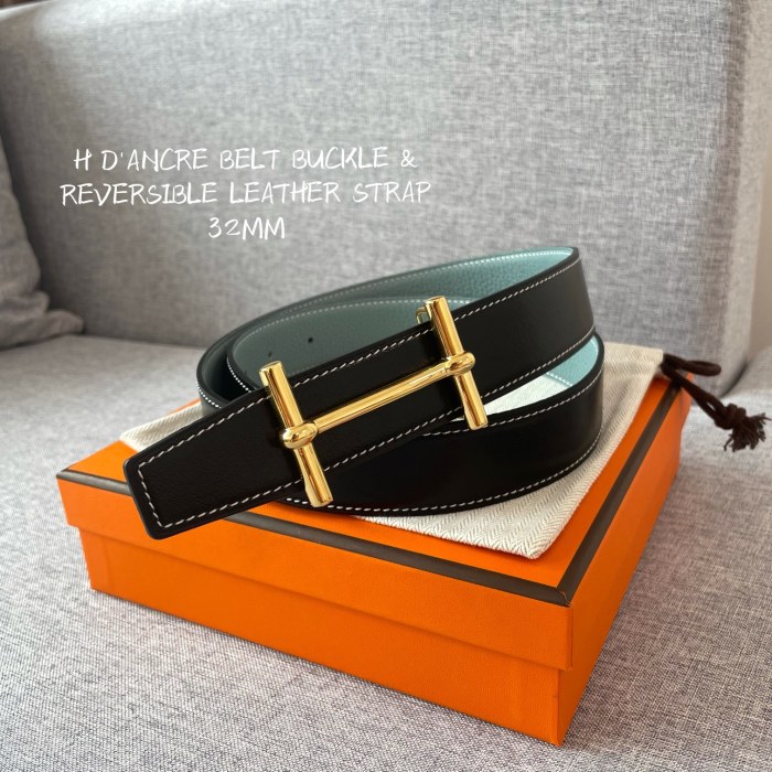 H*ermes Belts Top Quality 3.2CM