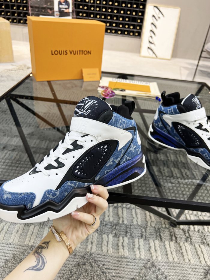Men L*ouis V*uitton Top Sneakers