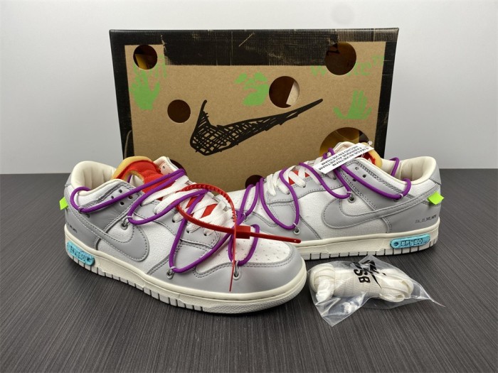 O*ff-W*hite x Nike Dunk Low