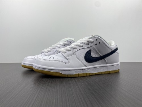 Nike Dunk SB Low Orange Label White Navy CZ2249-100