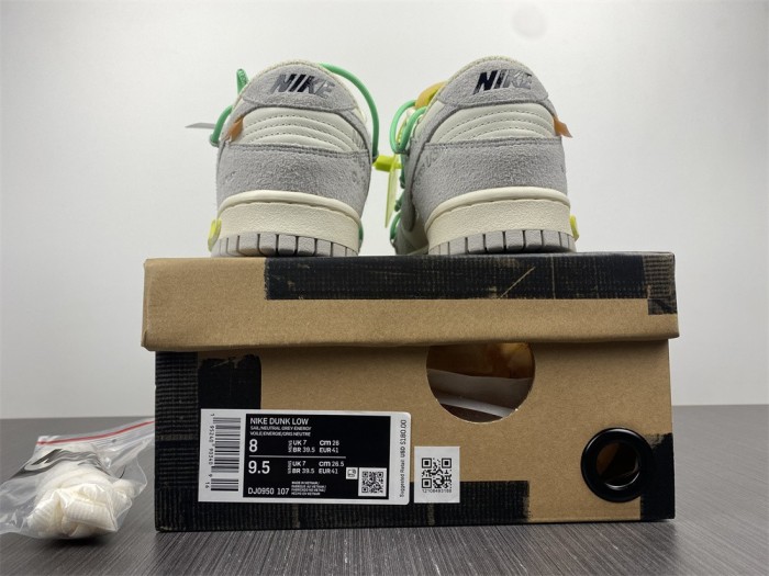 O*ff-W*hite x Nike Dunk Low