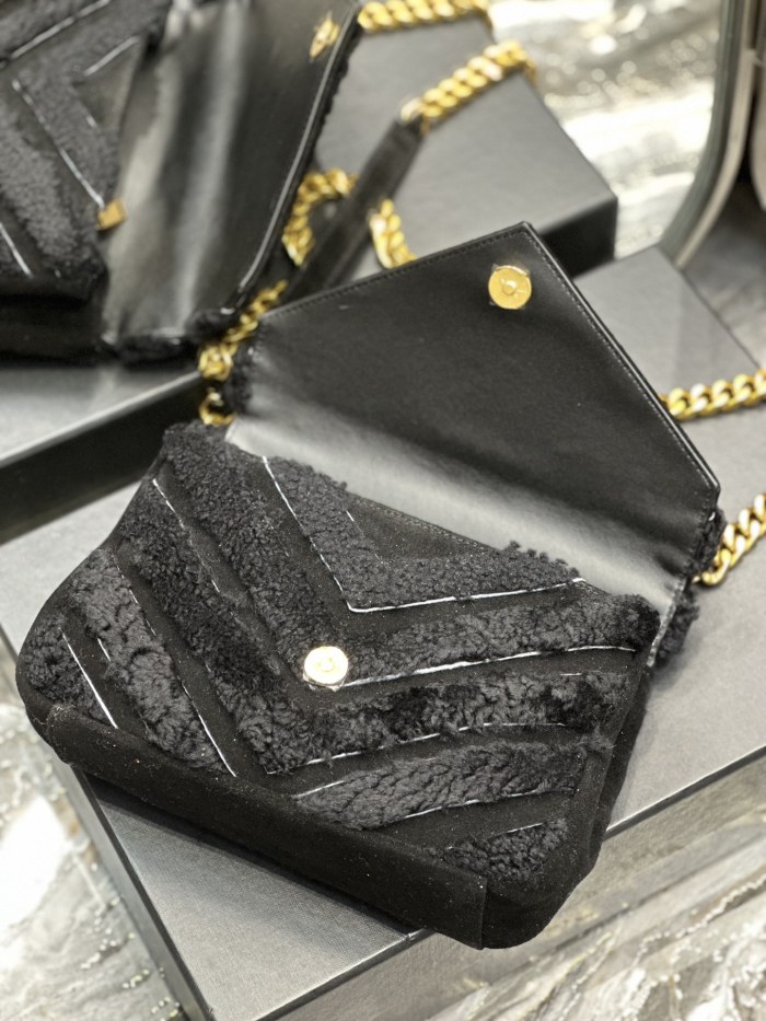 Y*SL Bag Top Quality 24*17*6CM