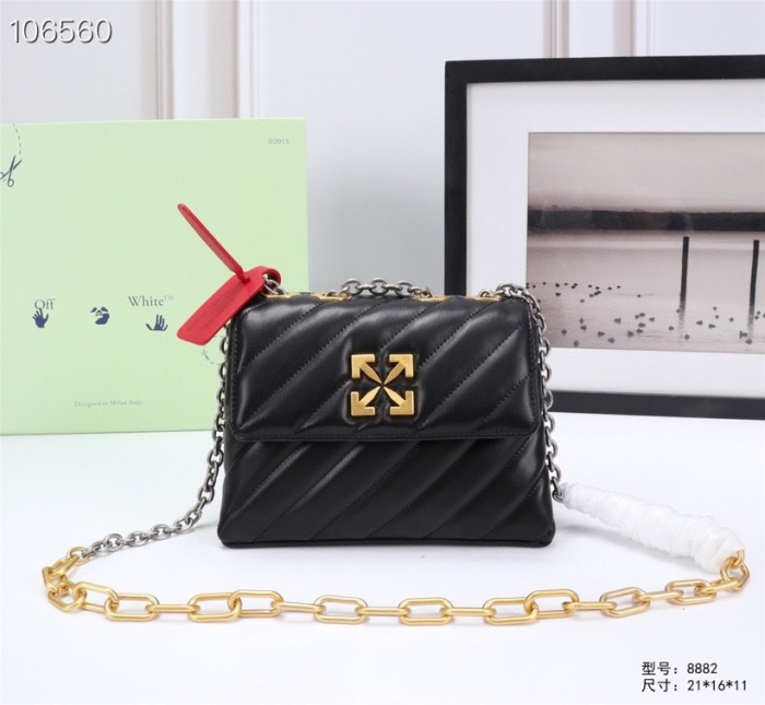 O*ff W*hite Bag Top Quality 21*16*11CM