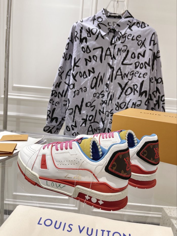 Men Women L*ouis V*uitton Top Sneakers