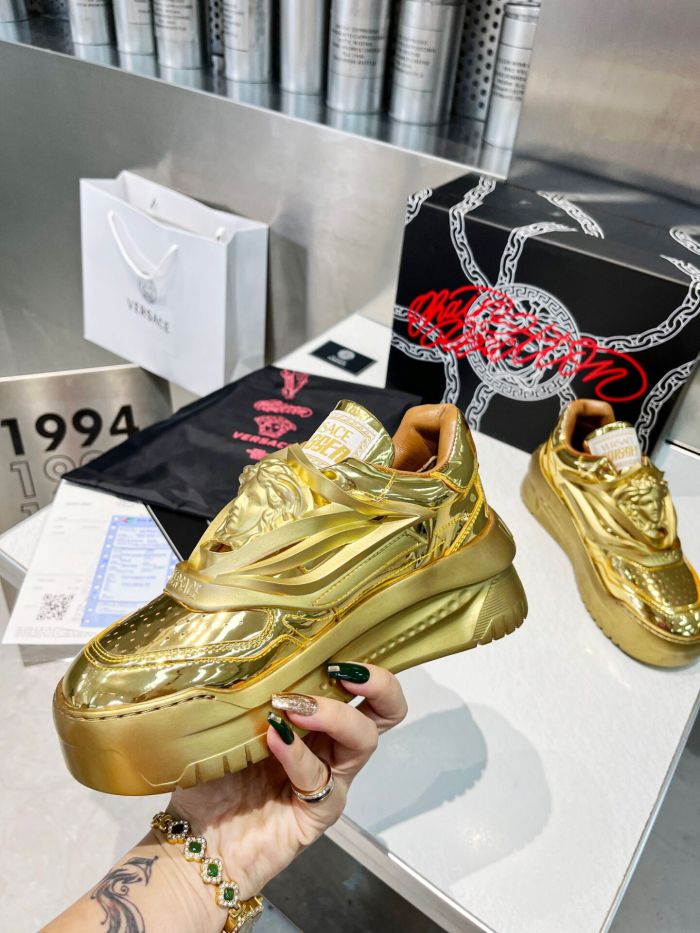 Men Women V*ersace Top Quality Sneakers