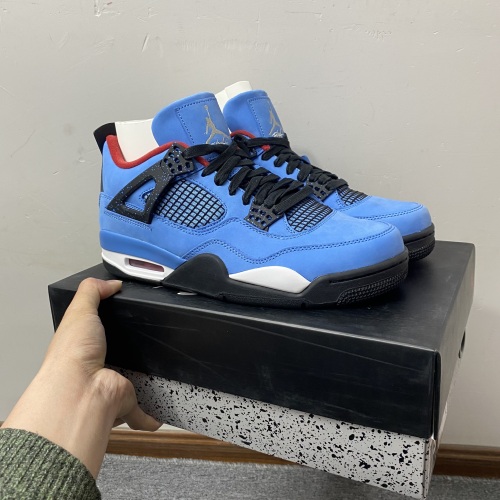 Travis Scott x Air Jordan 4 Houston Oilers 308497-406