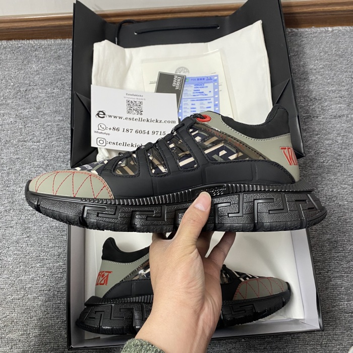 Men Women V*ersace Top Sneakers