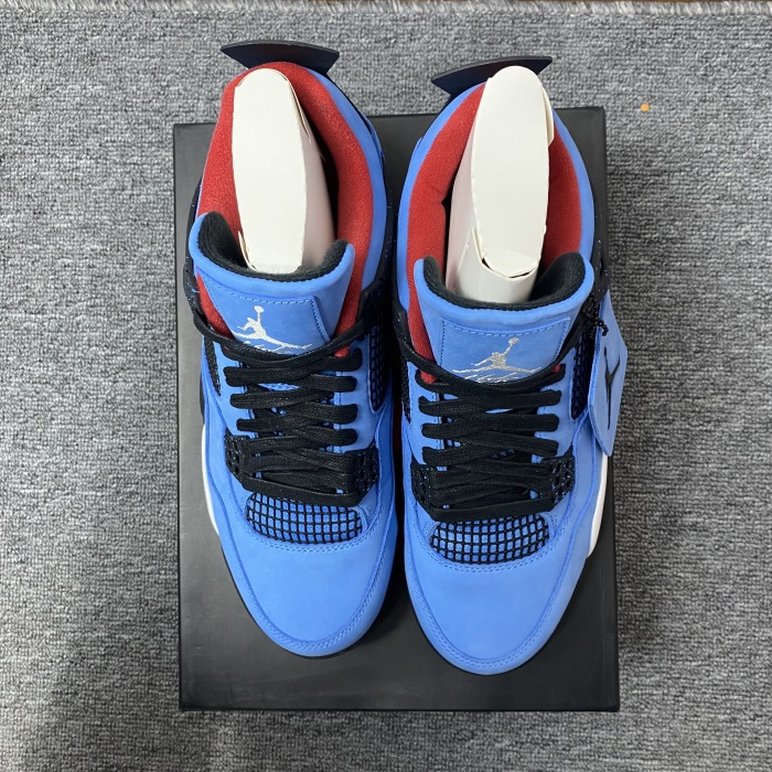 Travis Scott x Air Jordan 4 Houston Oilers 308497-406