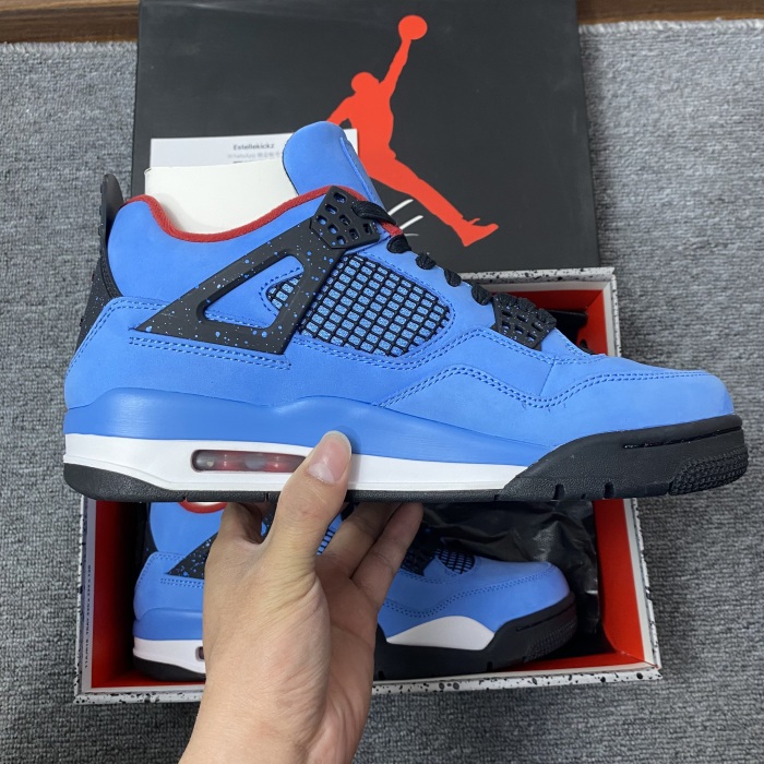 Travis Scott x Air Jordan 4 Houston Oilers 308497-406