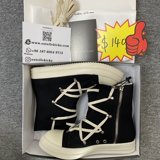 Men Women R*ick O*wens Top Sneaker