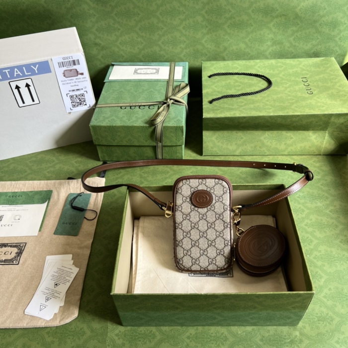 G*ucci Top Bag 10*17*5.2cm