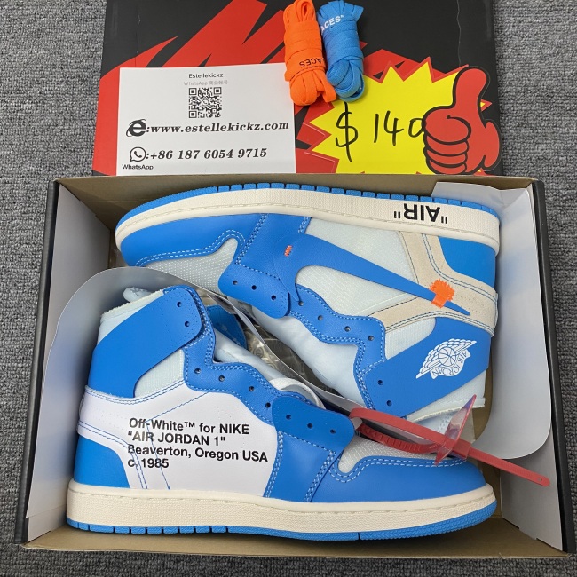 Air Jordan 1 xOFF WHITE Retro High AQ0818 148