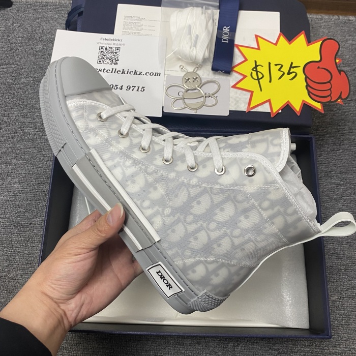 Men Women D*ior Top Sneakers