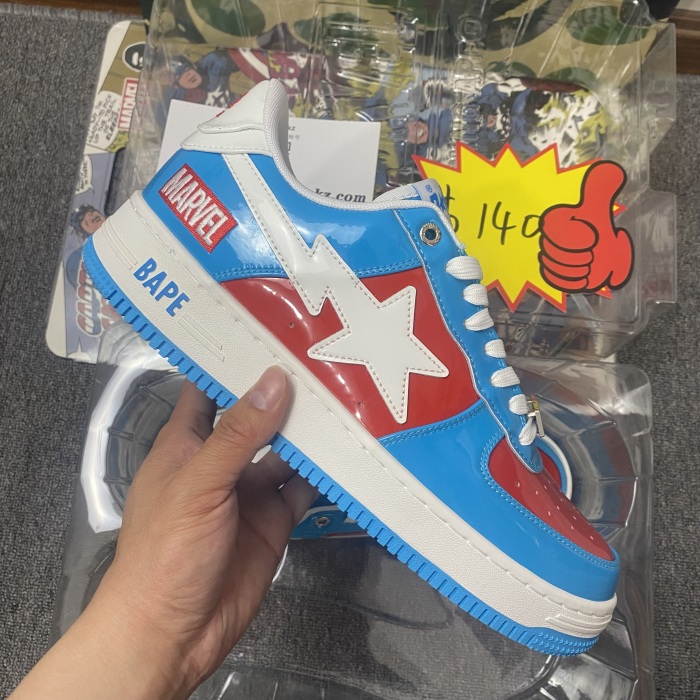 Men Women B*ape MARVEL B*APE STA Top Quality Sneaker