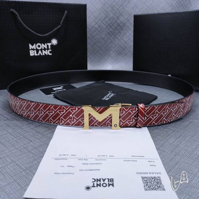 M*ontblanc  Belts Top Quality 35MM