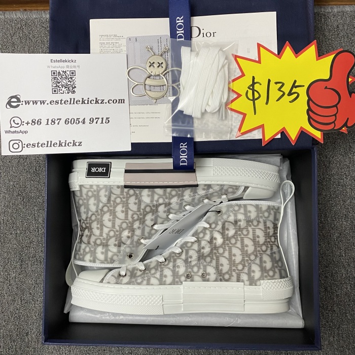 Men Women D*ior Top Sneakers