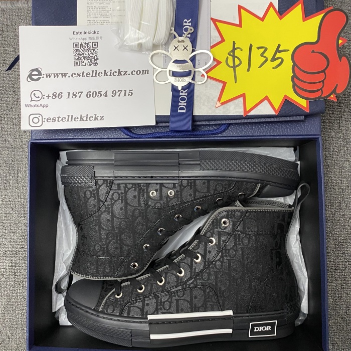 Men Women D*ior Top Sneakers