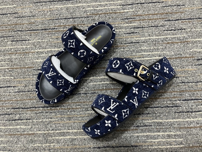 Women L*ouis V*uitton Top Slippers