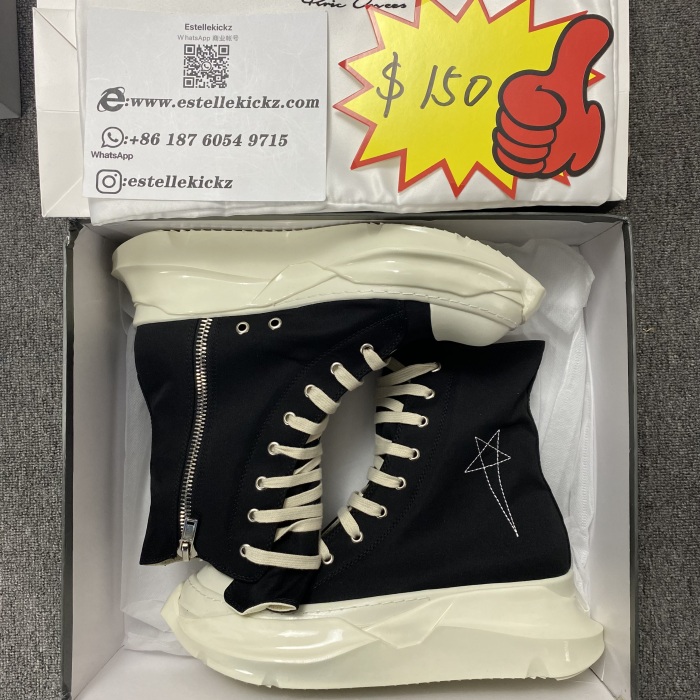 Men Women R*ick O*wens Top Sneaker