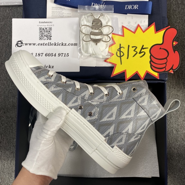 Men Women D*ior Top Sneakers