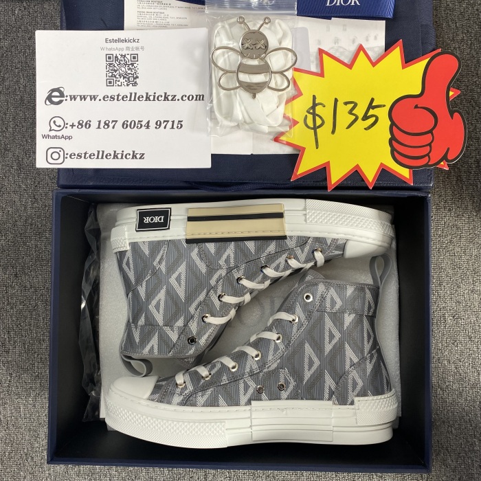 Men Women D*ior Top Sneakers