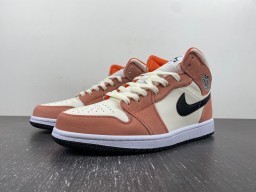 Air Jordan 1 Mid GS “Orange Suede