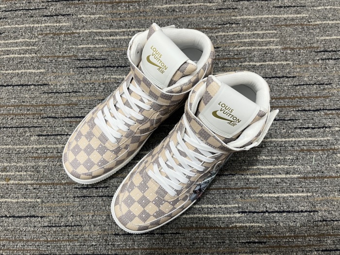 L*ouis V*uitton x Air Jordan  top sneaker