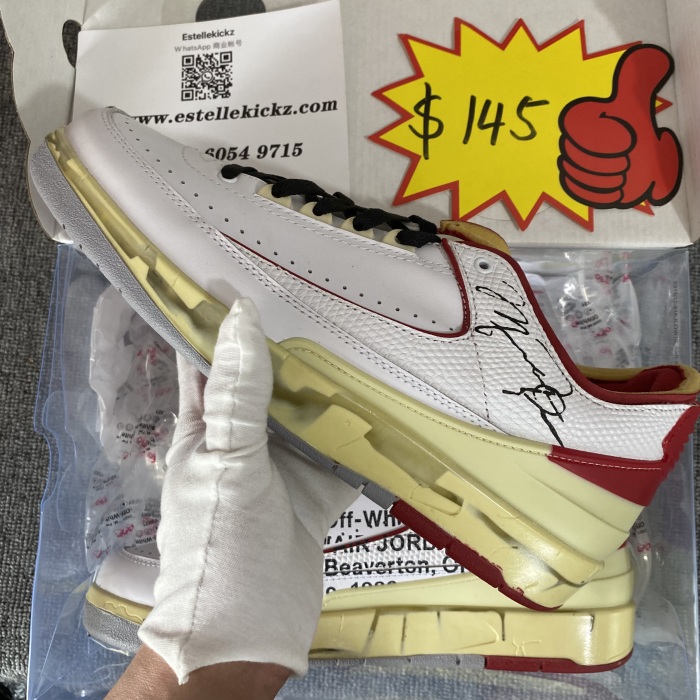 O*FF-W*HITE x Air Jordan 2 Low DJ4375-106