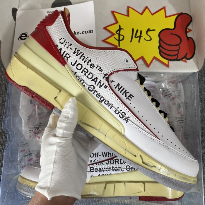 O*FF-W*HITE x Air Jordan 2 Low DJ4375-106