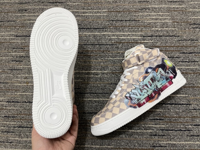 L*ouis V*uitton x Air Jordan  top sneaker