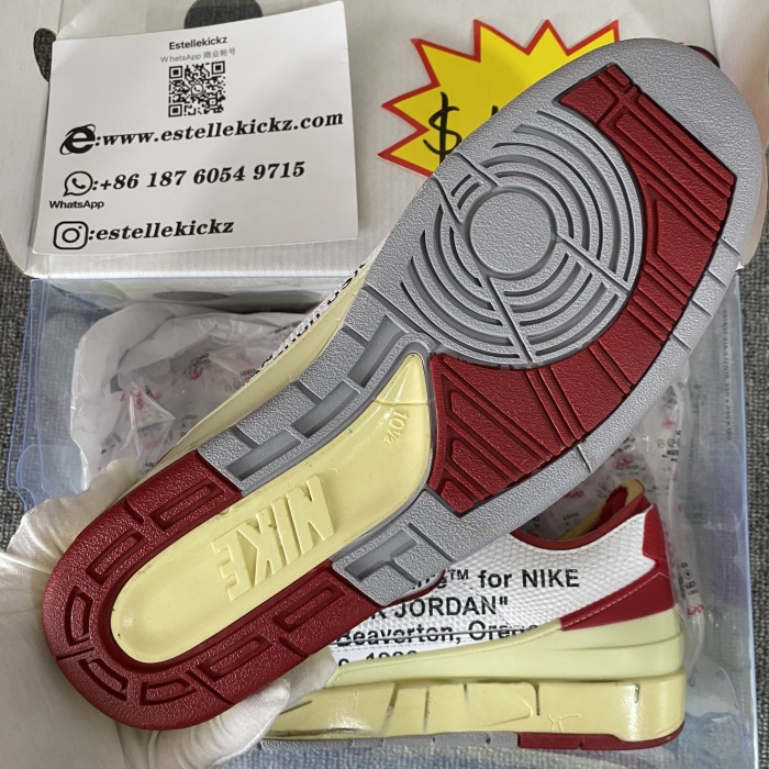O*FF-W*HITE x Air Jordan 2 Low DJ4375-106