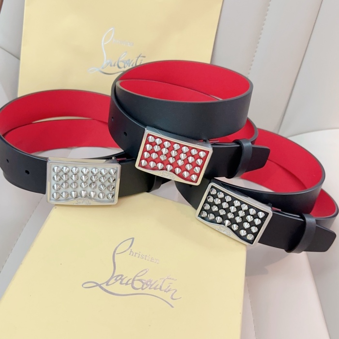 C*hristian L*ouboutin  Belts Top Quality 34MM