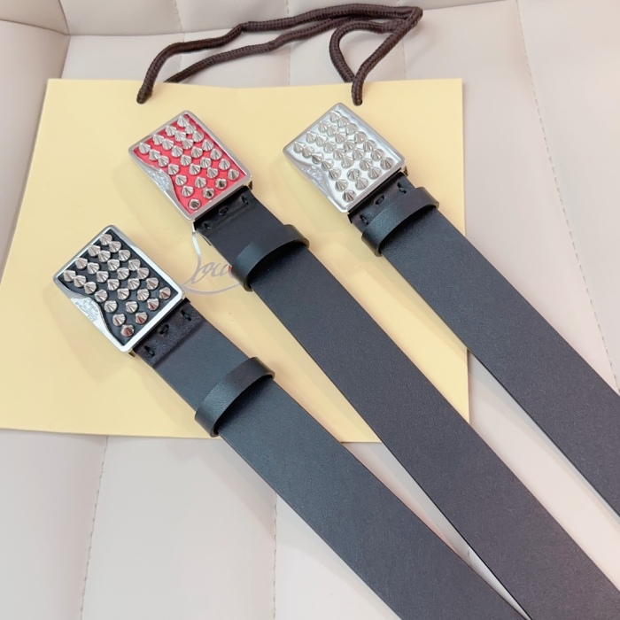 C*hristian L*ouboutin  Belts Top Quality 34MM