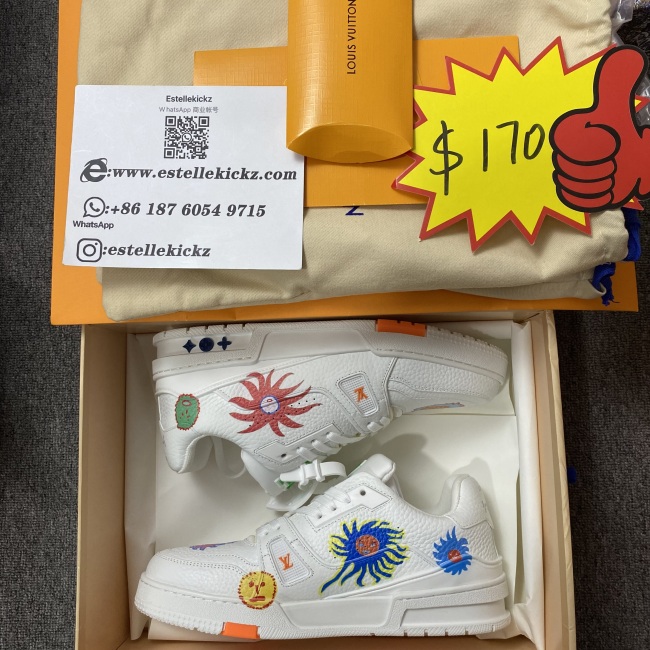 Men Women L*ouis V*uitton Top Sneakers